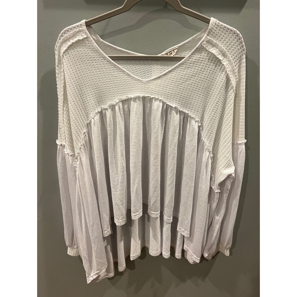 POL Boho High Low Hippie Peasant Oversize Women's Size: L